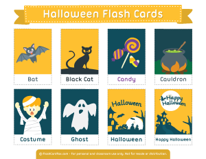 Halloween Flash Cards