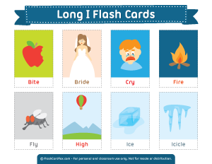 Long I Flash Cards