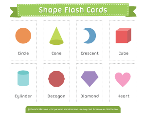 Shape Flash Cards