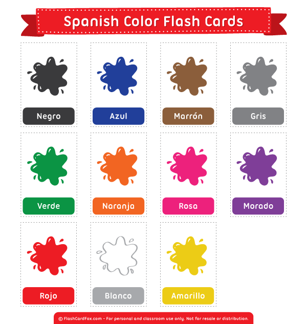 Printable Spanish Color Flash Cards BEDECOR Free Coloring Picture wallpaper give a chance to color on the wall without getting in trouble! Fill the walls of your home or office with stress-relieving [bedroomdecorz.blogspot.com]